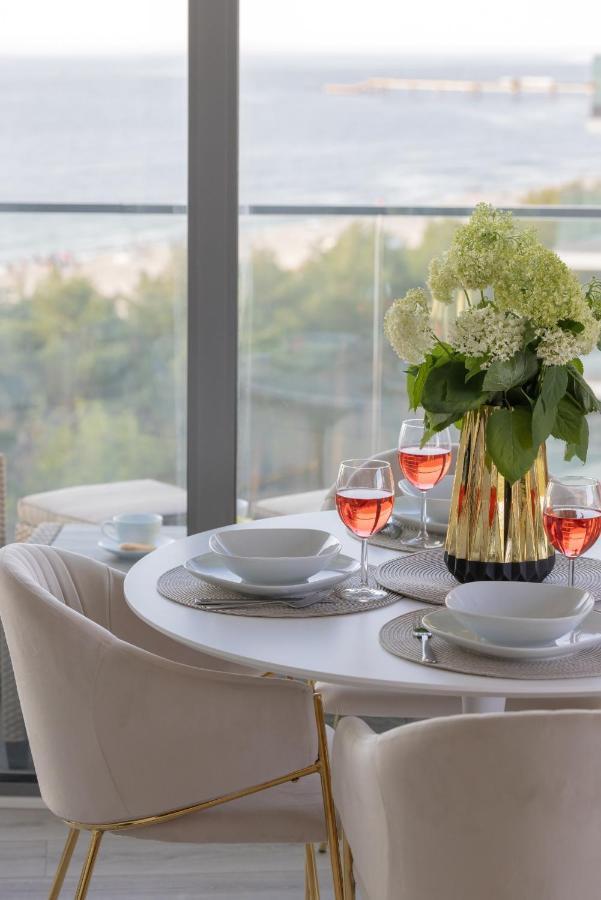 Royallux Apartment Waves Resort & Spa - Sea View From Balcony By Renters Prestige Misdroy Exterior foto