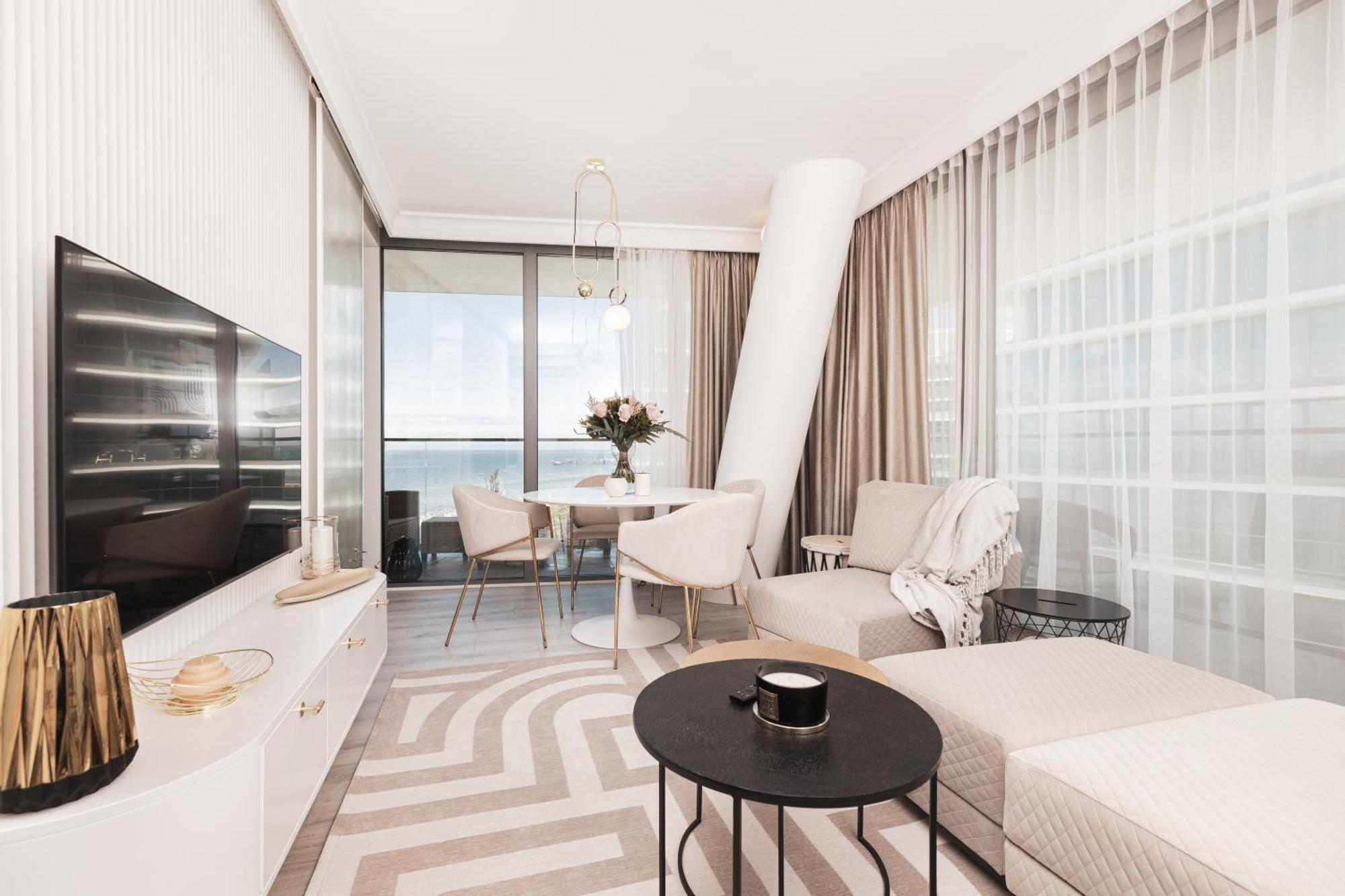 Royallux Apartment Waves Resort & Spa - Sea View From Balcony By Renters Prestige Misdroy Exterior foto
